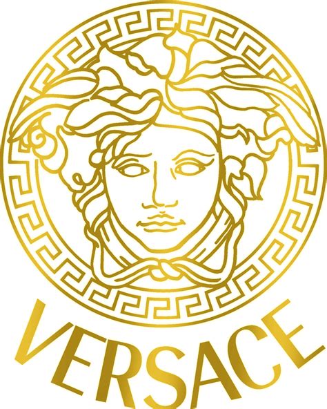 versace gold logo png